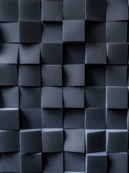 foam sound absorbing wall finish